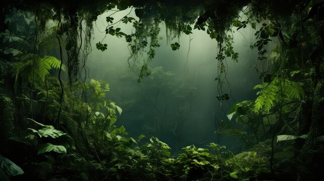 vines green natural background