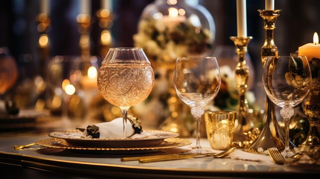 elegance celebration background gold