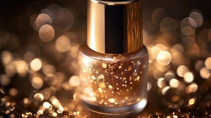 nail gold stardust