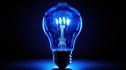 led blue electricity