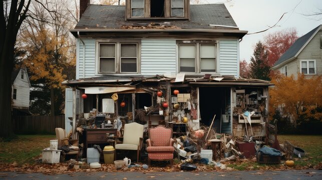 junk hoarding house