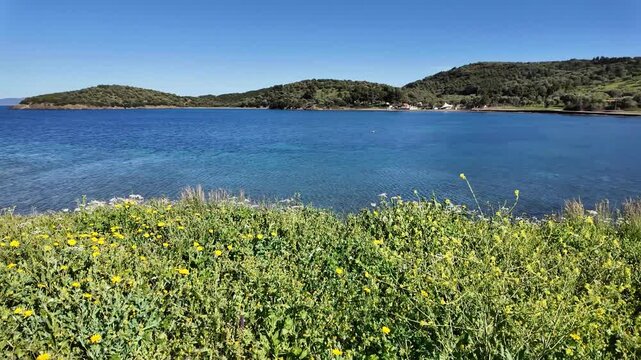 Kassandra coasline near village of Xina, Chalkidiki, Central Macedonia, Greece