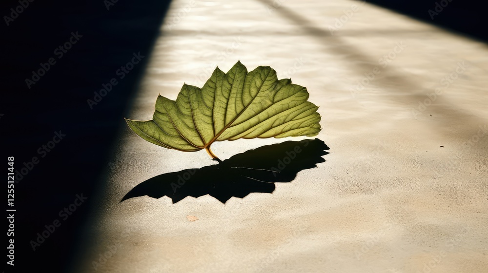 Poster edges plant leaf