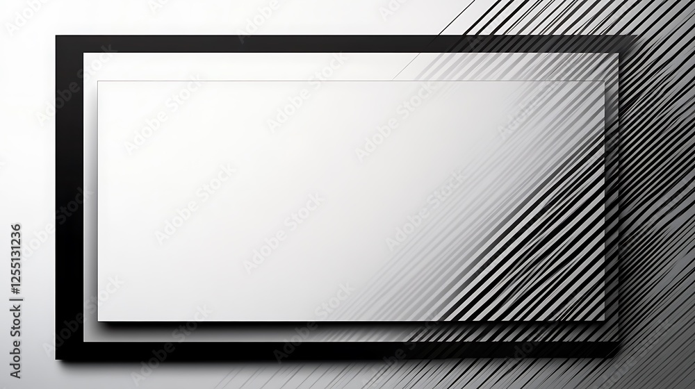 Aufkleber Abstract Modern Empty Frame
