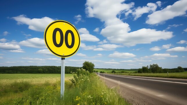 traffic road sign speed limit