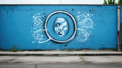 power blue dollar sign