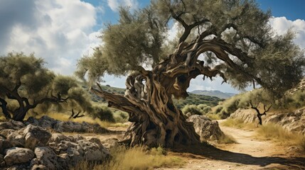 Fototapeta premium grove strong tree