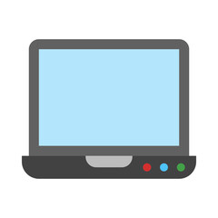 Laptop flat icon