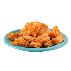 Deep fried crispy Enokitake mushroom ,Thai Steet food styles.