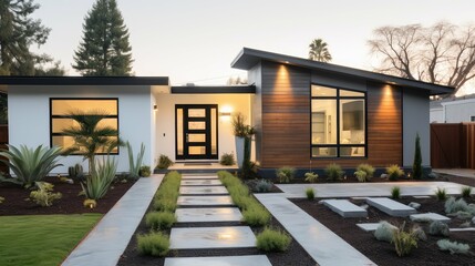 Fototapeta premium modern remodeled house