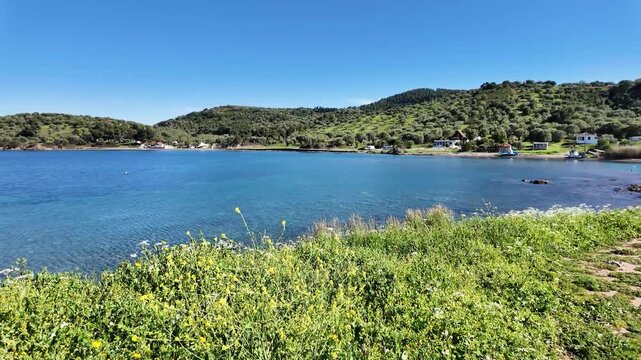 Kassandra coasline near village of Xina, Chalkidiki, Central Macedonia, Greece