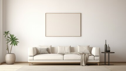 artwork blank wall in house