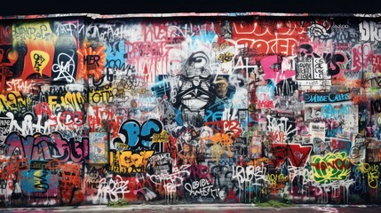 Fototapeta premium urban poster city wall