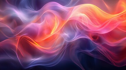 Obraz premium Abstract Colorful Wave Art