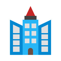 Building flat icon
