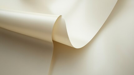 Soft and delicate striped curtains. Yellow paper background with a smooth texture and subtle pastel tones. Abstract surface with a rustic and elegant appearance, ideal for decorative