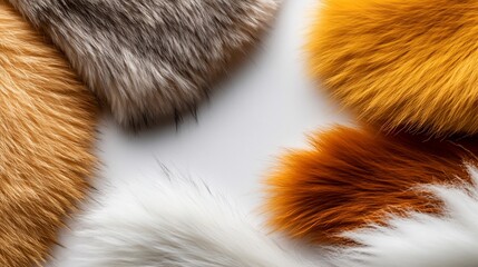 Luxurious Fur Textures: A Collection of Soft and Warm Colors