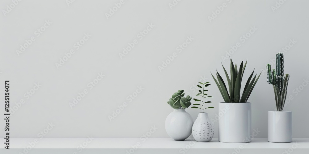 Poster A clean and simple design with a stark white backdrop, Minimalist patterns and typography in a balanced layout, Modern minimalist style