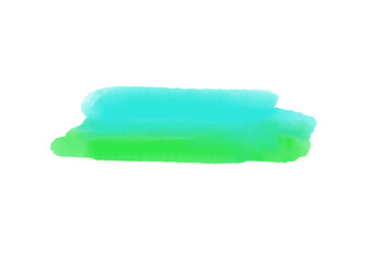 colorful soap on white background