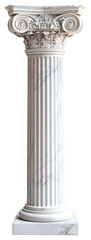 Obraz premium PNG White marble Corinthian pillar architecture corinthian ancient.