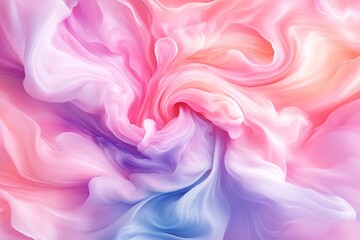 Fototapeta premium Vibrant swirling abstract colors blend together in a dynamic artistic display of pink and purple hues
