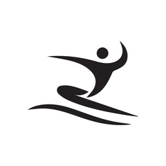 Athletics Icon illustration Vector silhouette