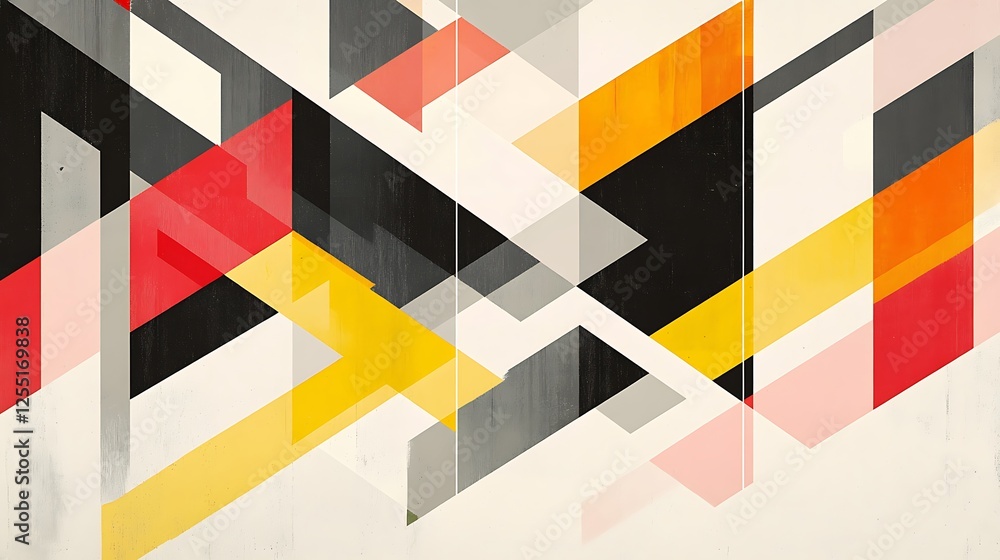 Aufkleber Abstract geometric pattern background. Possible use Graphic design inspiration