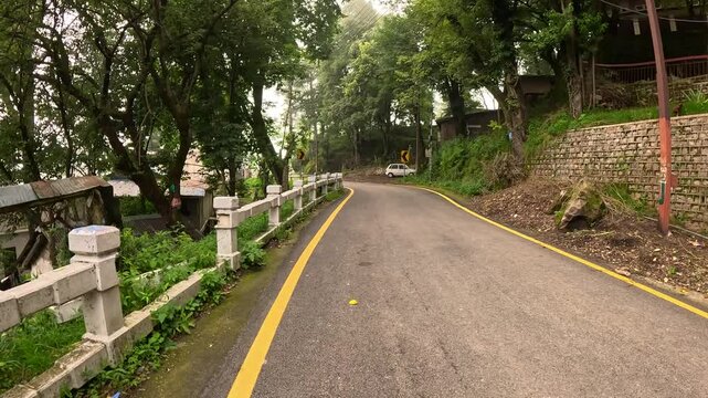 A Peaceful Walk on the Silent Roads of Murree