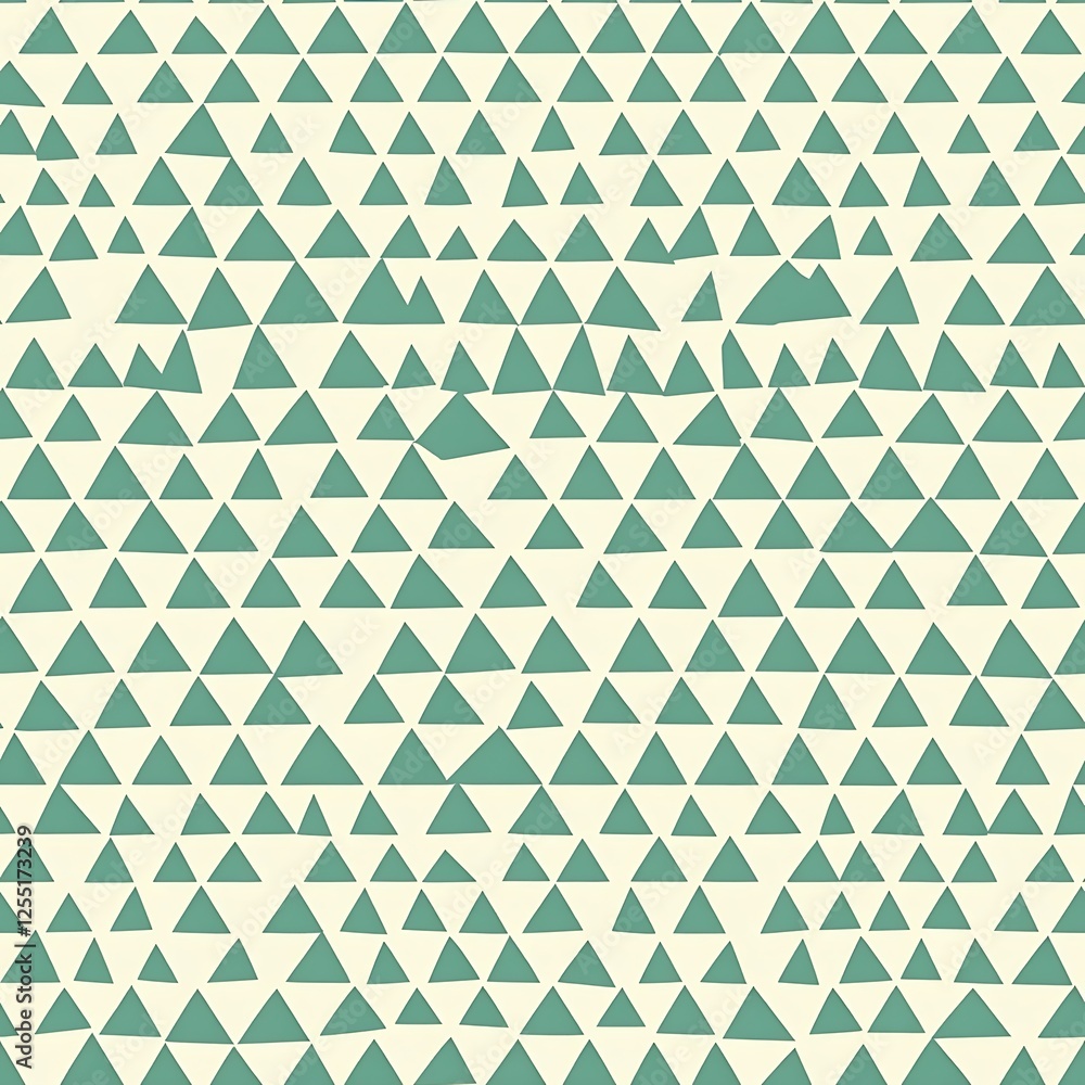 Poster Abstract pattern of triangles