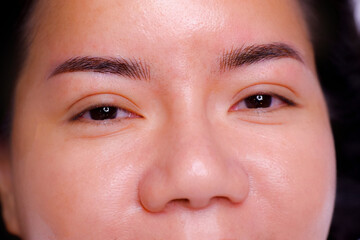 Fototapeta premium Microblading complete