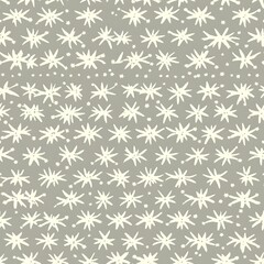 Abstract pattern of hand-drawn stars