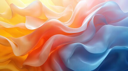 Obraz premium Stunning Gradient Fabric Design