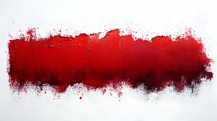 Red paint stroke texture background