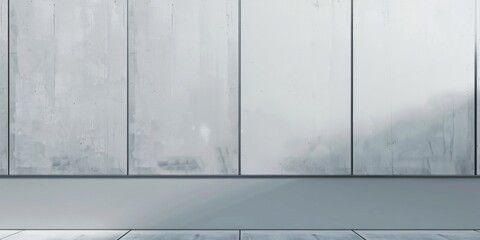 A minimalist aesthetic featuring a light silver backdrop, Minimalist design elements arranged symmetrically, Contemporary minimalist style