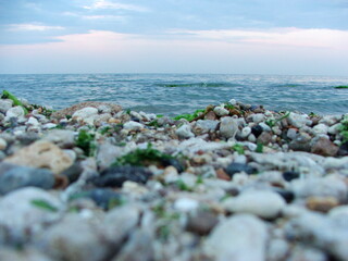 stones on the beach