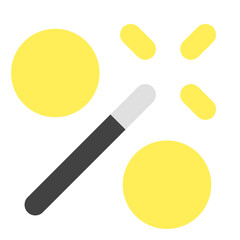 Wand flat icon