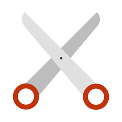 Scissors flat icon