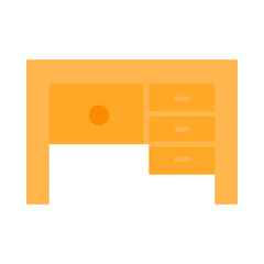 Desk flat icon