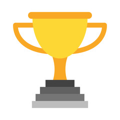 Trophy flat icon