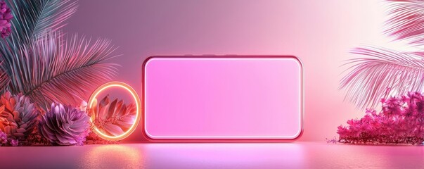 AI-driven attention prediction models, futuristic digital ad performance optimization, neon branding