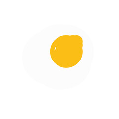 Simple and Tasty Fried Egg Illustration