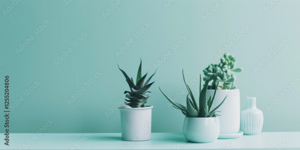 Poster a minimalist aesthetic featuring a soft teal backdrop, minimalist design elements arranged symmetric