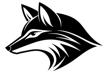 wolf head vector