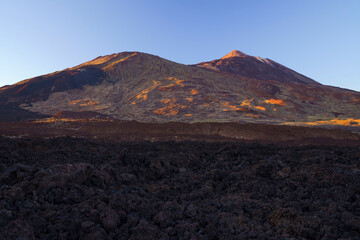 Volcanic landscape in Teide National Park