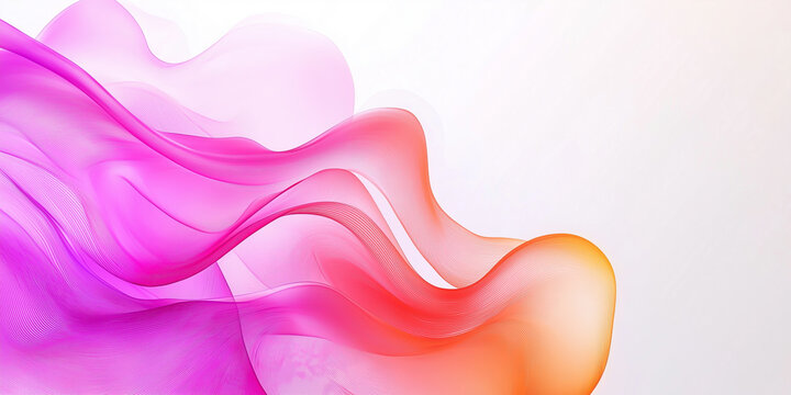 Dynamic flowing colors in abstract design digital art contemporary style soft background aesthetic viewpoint visual harmony for modern spaces