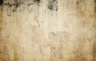 Grunge beige concrete wall texture.