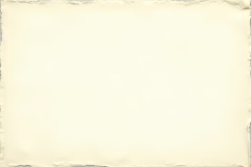 Cream Textured Paper Background:  High-Resolution, Torn Edge, Blank, Vintage, Grunge, Off-White,  Perfect for Design Projects & Mockups