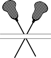 Lacrosse sport game silhouette vector file svg black color lacrosse beautiful design 