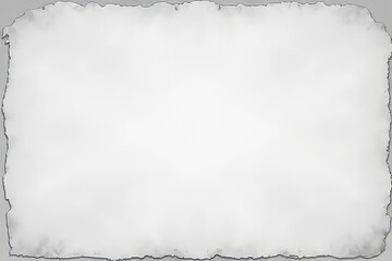 Torn Paper Texture:  Grunge, White, Blank, Ragged Edge Background for Design,  Vintage, Antique, Aged Paper