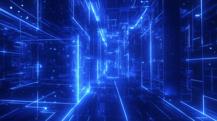 Fototapeta premium Technometric particle effects